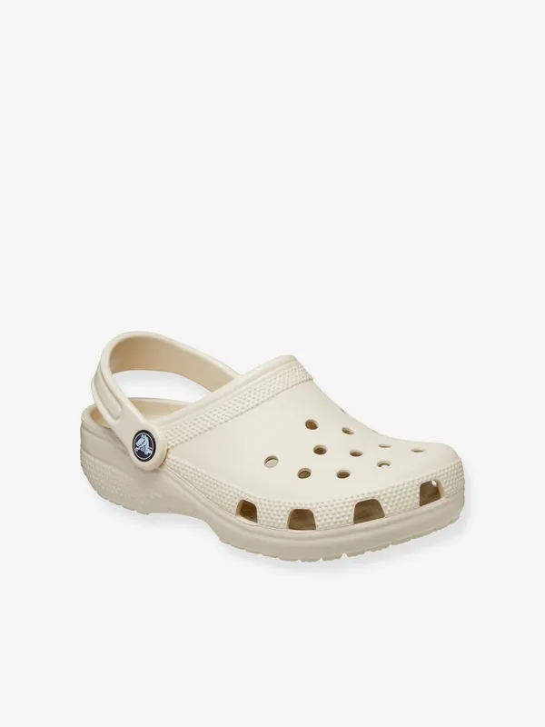 Crocs Girl's Classic Clog Kids Bone in Beige Size: 2 Beige