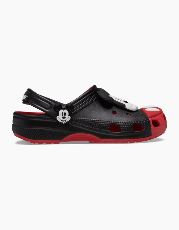 Crocs 212292 Mickey Mouse Unisex Adults Disney Clogs Black - Size: UK m3w4