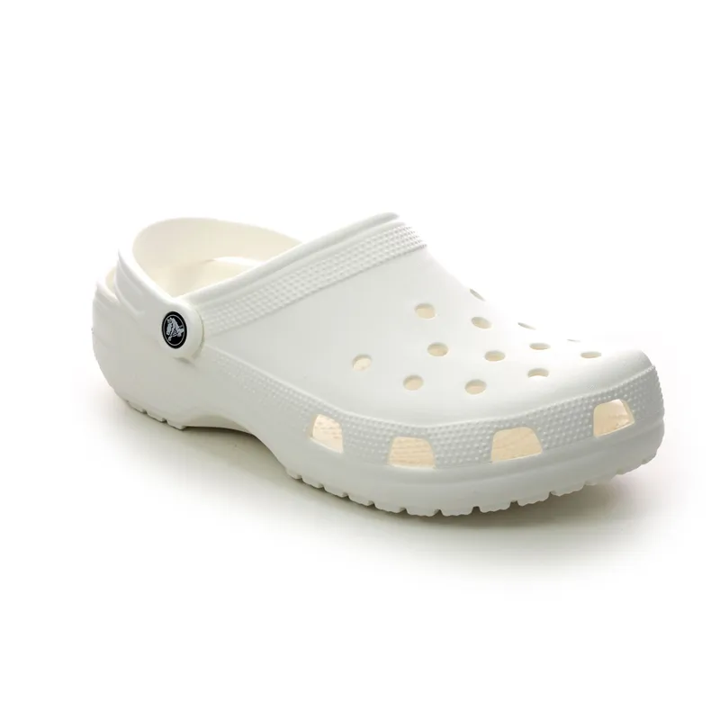 Crocs Classic Clogs White UK M7/W8 Men,Women