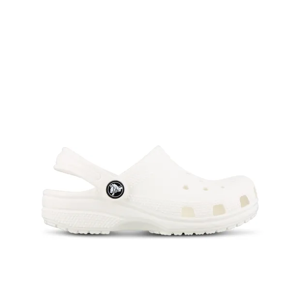 Crocs Girl's Classic Clog Kids Light White Size: 2 White