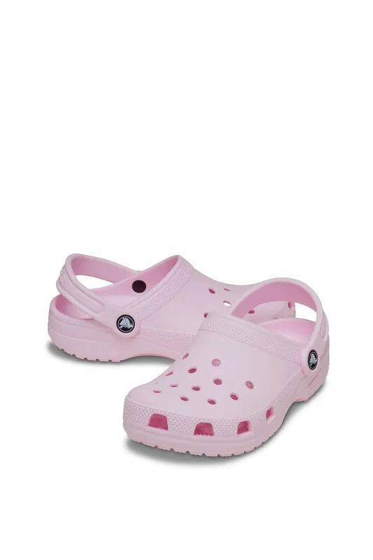 Crocs Girl's Classic Clog Kids Pink Milk Size: 1 Pink 1