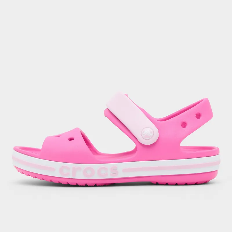 Crocs Kids' Junior Bayaband Sandals, Electric Pink 1