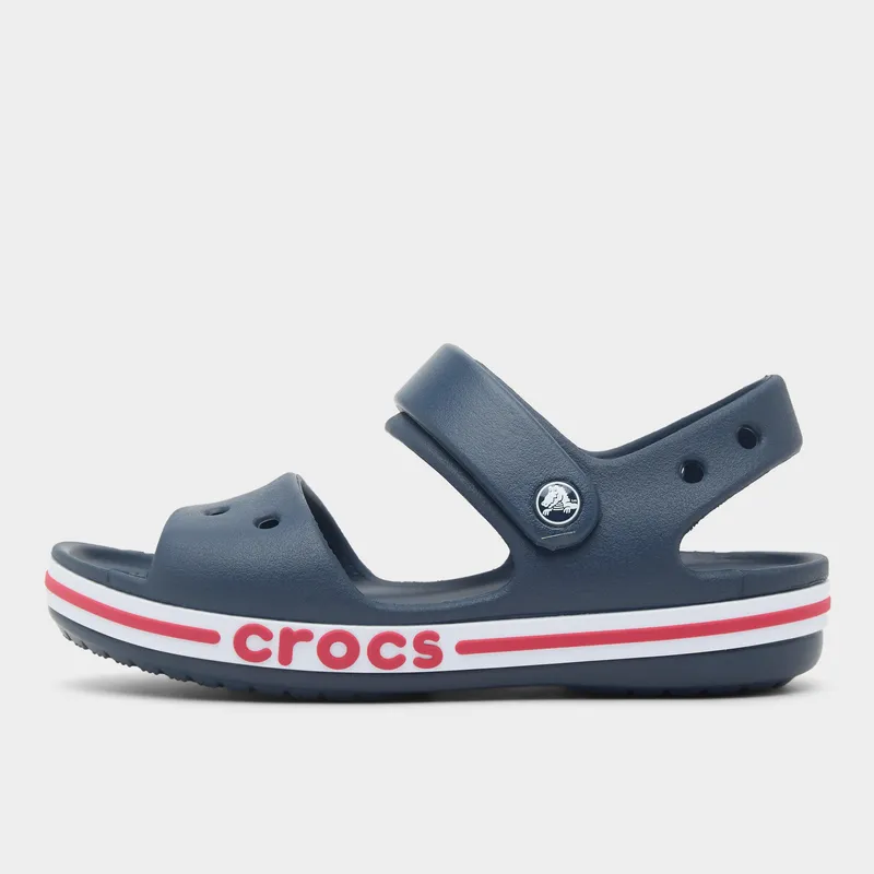 Crocs Kids' Junior Bayaband Sandals Navy/Pepper 2 Kids Unisex