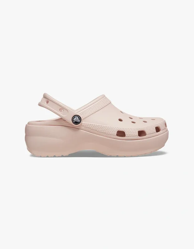Crocs Women's Classic Platform Womens Clogs - Tan - Size: 3