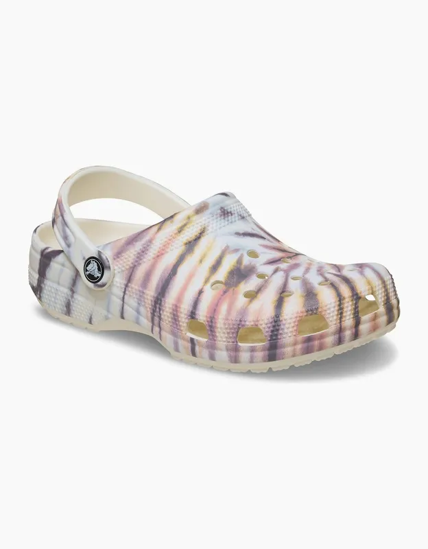 Crocs Women's Classic Tie Dye Clog Size: 5 Multicolor