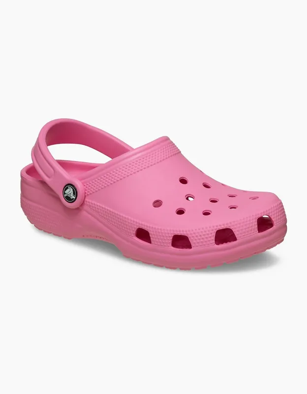 Women's Crocs Pink Classic Clogs - Size: 5