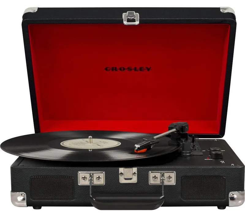 Crosley Cruiser Plus Belt Drive Bluetooth Turntable - Black