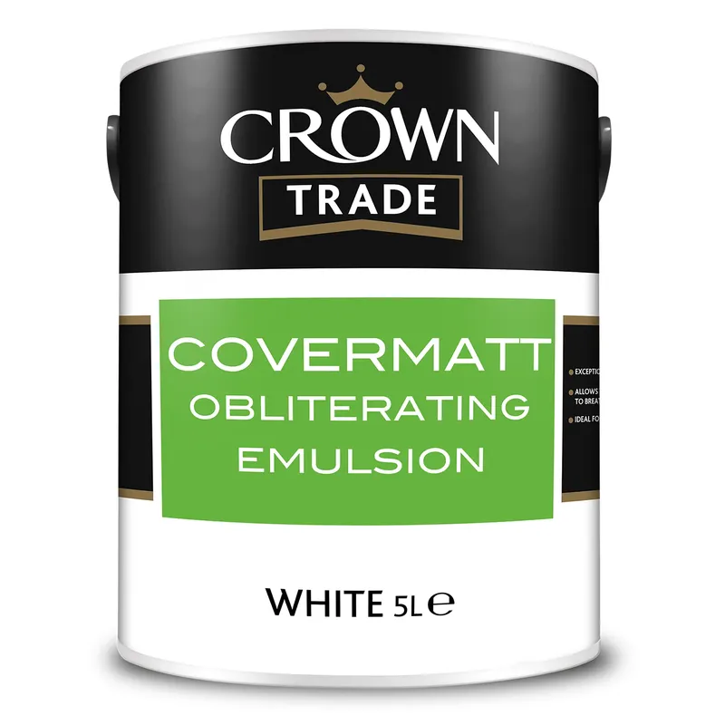 CrownPaints Crown Trade Covermatt - White