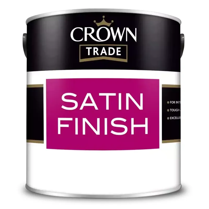 CrownPaints Crown Trade Satin - White