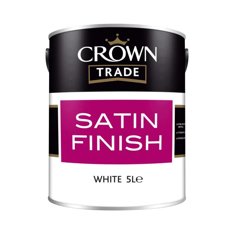 Crown Trade Satin Finish, White 2.5L