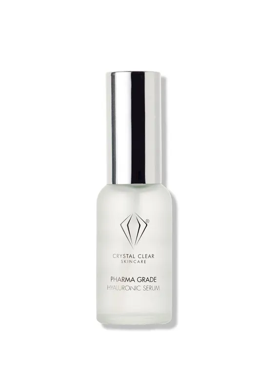 Crystal Clear Skincare Unisex Pharma Grade Hyaluronic Serum in Clear Size: 30ml Clear 30ml female
