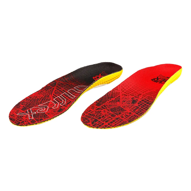 Currex RunPro Low Insoles-Red.Yellow - red