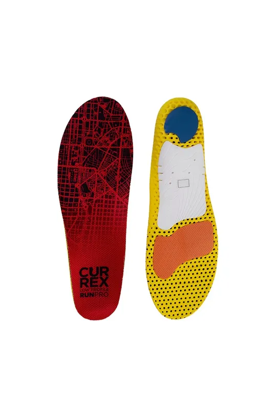 Currex RunPro Low Insoles-Red.Yellow - red