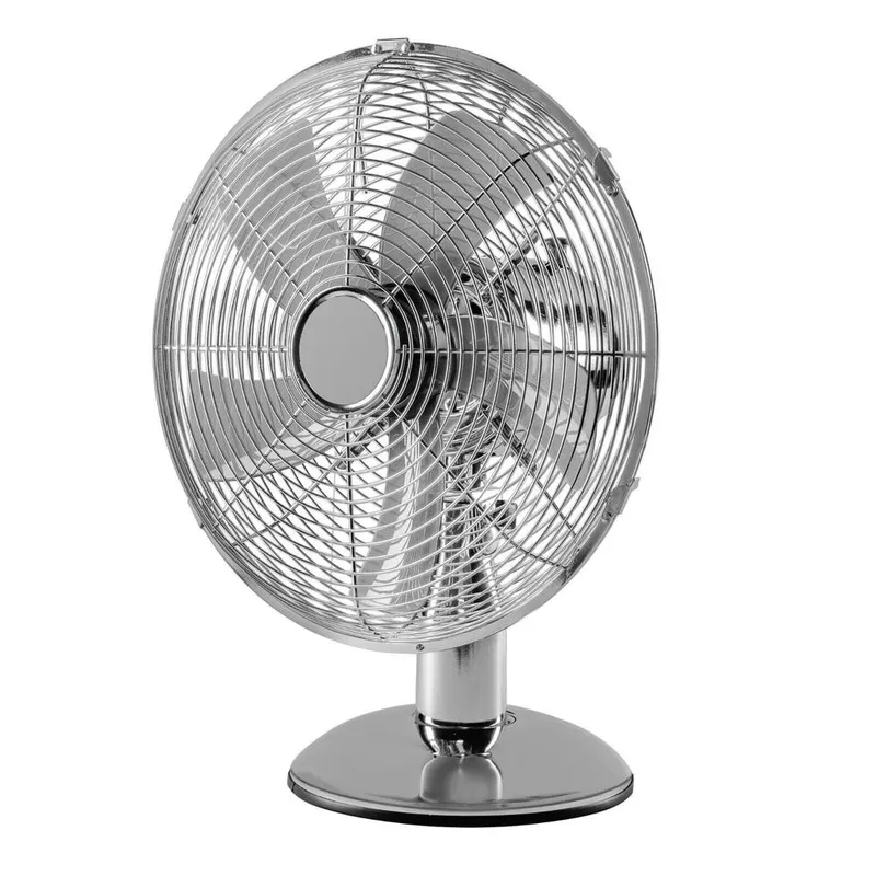 Daewoo COL1607GE 12 Inch Chrome Metal Desk Fan