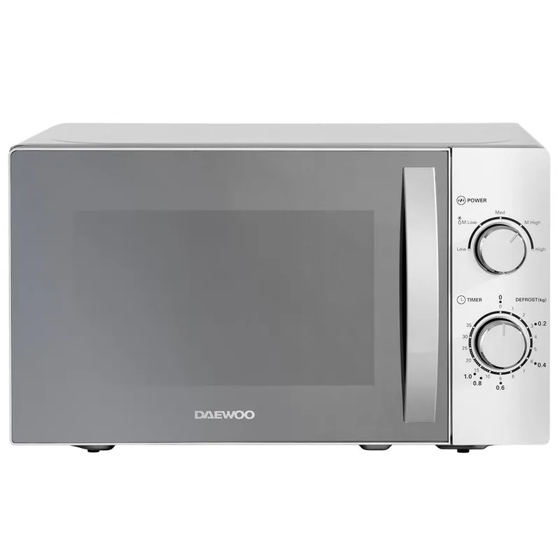 Daewoo Unisex 20L 800W Microwave in Silver Silver female