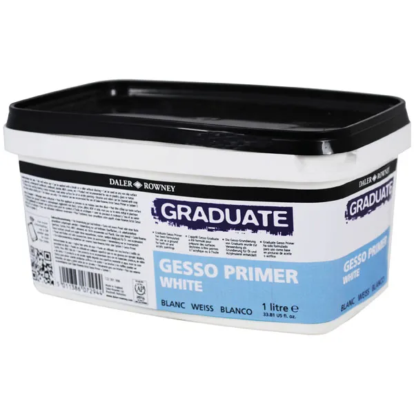 Daler-Rowney : Graduate : White Gesso Primer : 1 Litre