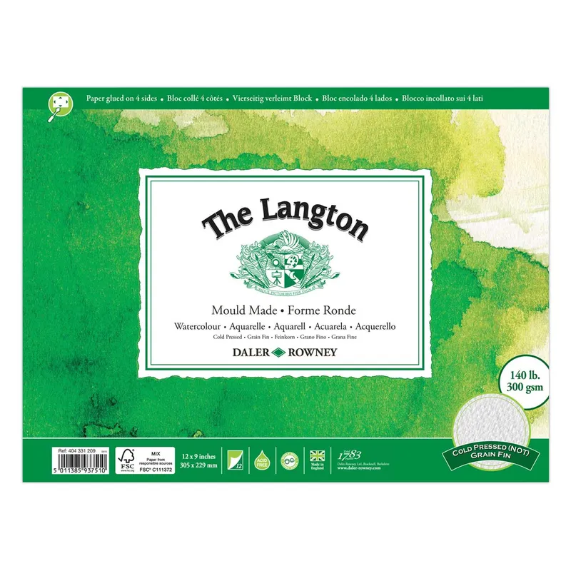 Daler Rowney Daler-Rowney Langton Water Colour Cold Press Block