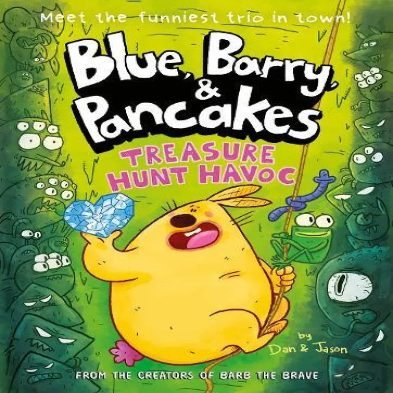 Dan Abdo Blue, Barry & Pancakes 4 : Treasure Hunt Havoc Paperback Book Multicolor