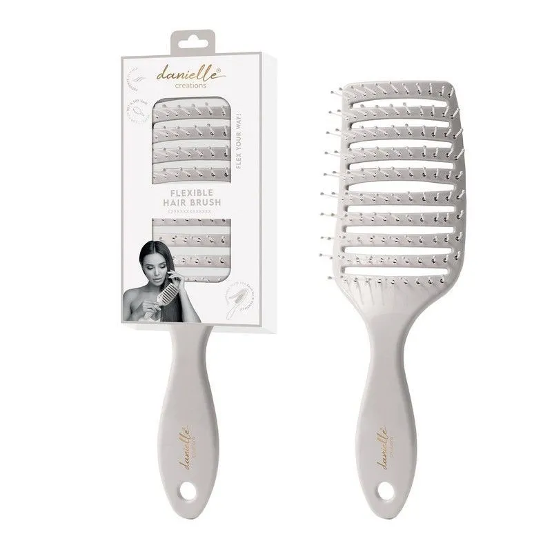 Danielle Creations Grey Flexible Hairbrush Grey