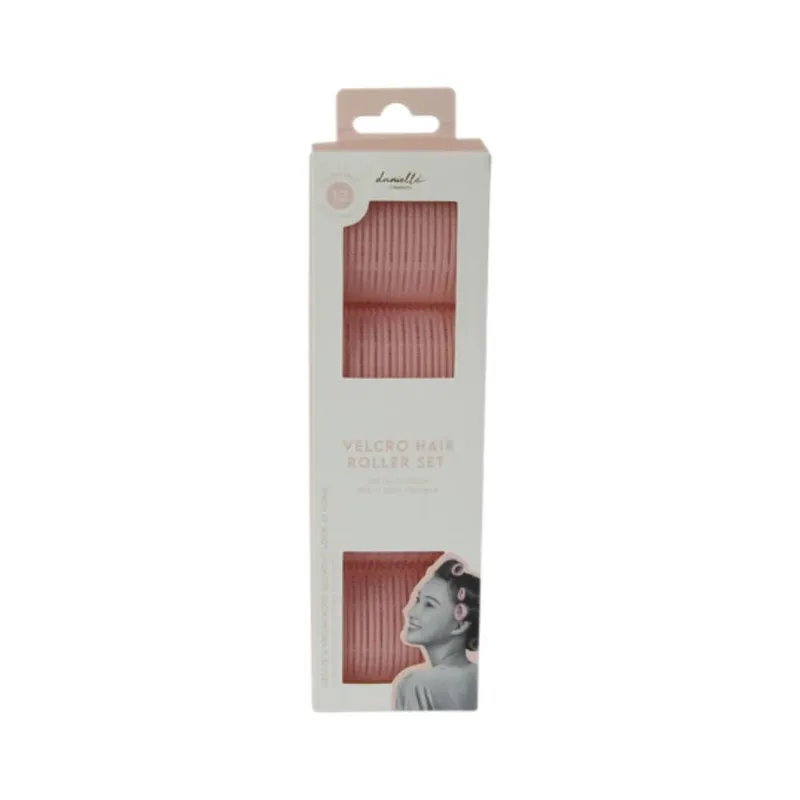Danielle Creations Women's Pink Hair Roller Set 12 Pack Pink One Size female