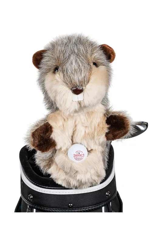 Daphne's Animal Driver Headcover - Gopher in Light Grey Light Grey