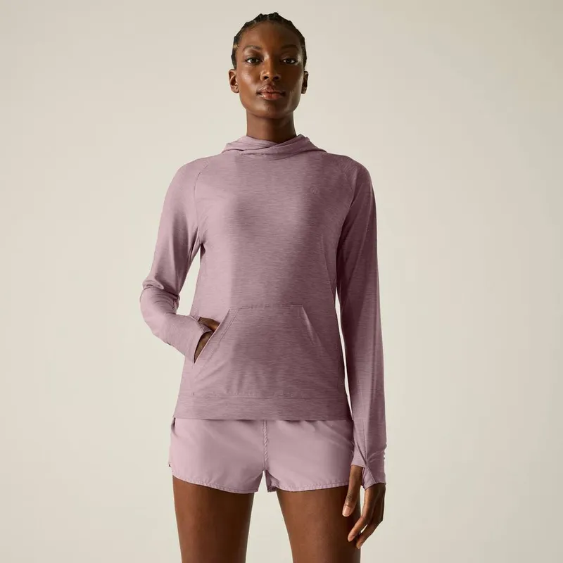 Dare 2b Women's Sprint City Lightweight Hoodie in Mauve Size: 12 - Mauve - Size: 12