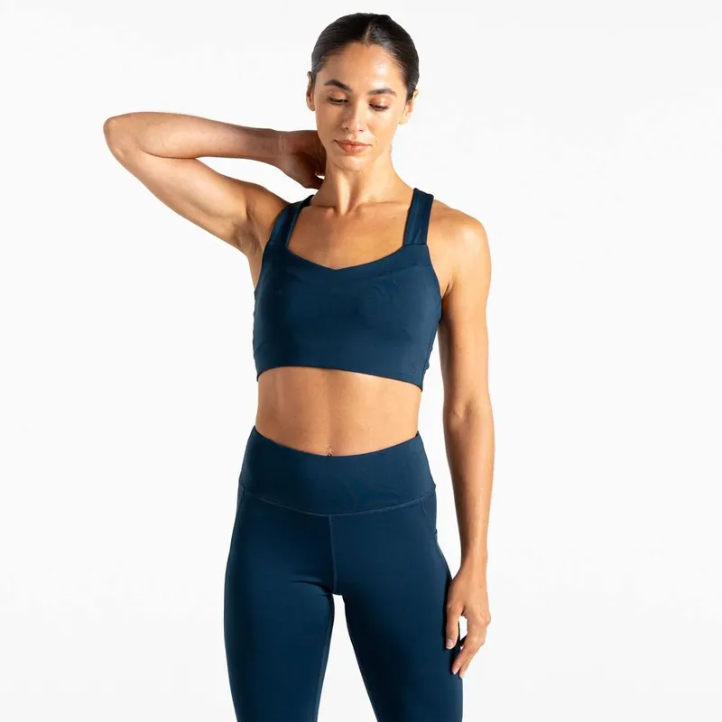 Dare 2b Women's Swift Sports Bra in Dark Blue Size: Small Dark Blue S