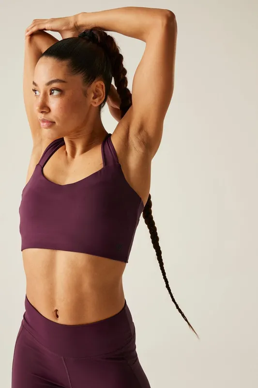 Dare 2b Women's Swift Sports Bra in Purple Size: Small Purple S