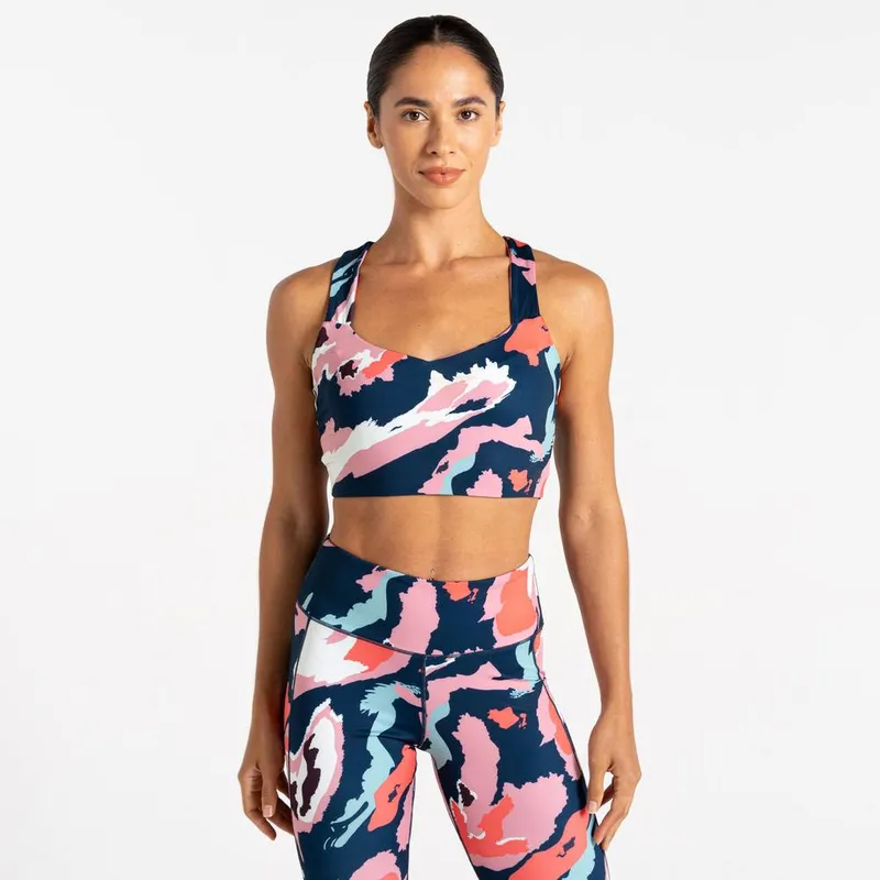 Dare 2b Women's Swift Sports Bra in White Size: XS - White