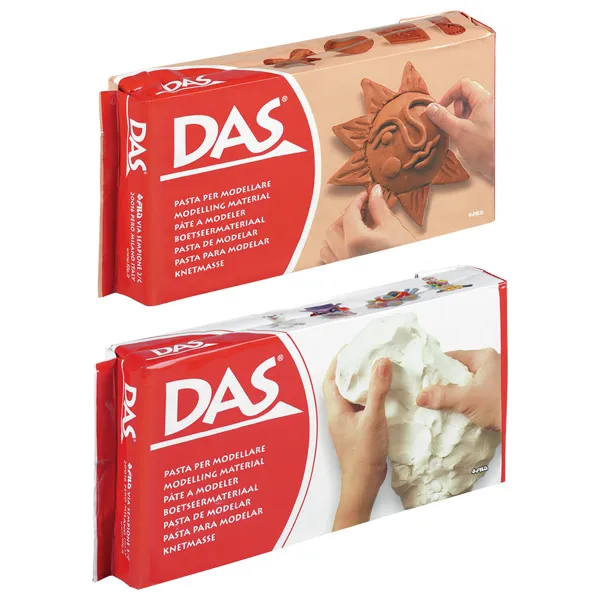Das : Modelling Air Dry Clay : 5kg : 5 x 1kg Packs in a Bucket : White
