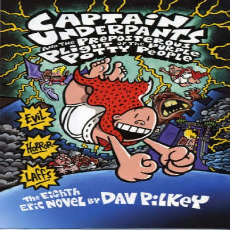 Scholastic Captain Underpants And The Preposterous Plight Of The Purple Potty People