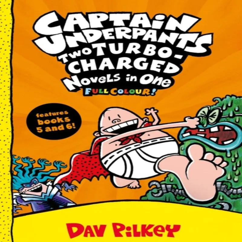 Scholastic Captain Underpants: Two Turbo-Charged Novels In One (Full Colour!)