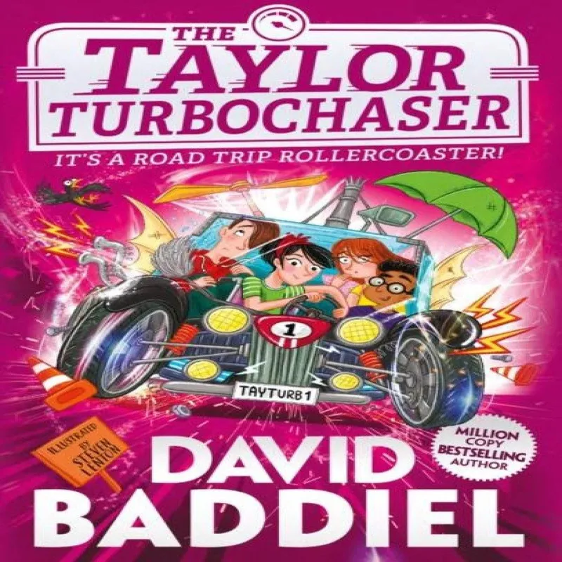 David Baddiel Taylor Turbochaser PB Paperback Book Multicolor