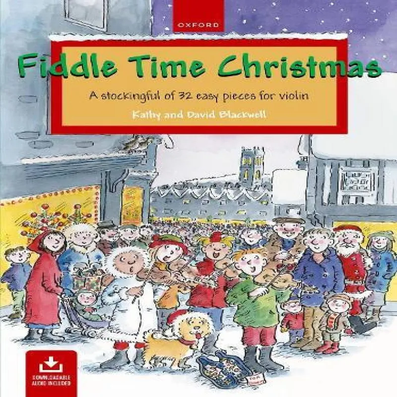 David Blackwell Fiddle Time Christmas Sheet music Book Multicolor