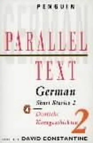 David Constantine Parallel Text: German Short Stories