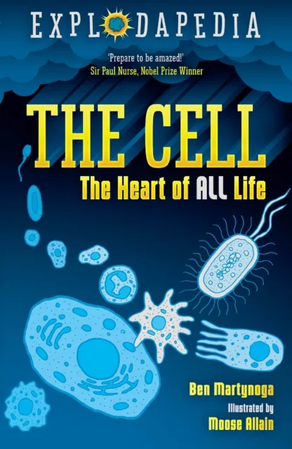 Ben Martynoga Explodapedia: The Cell Paperback Book Multicolor