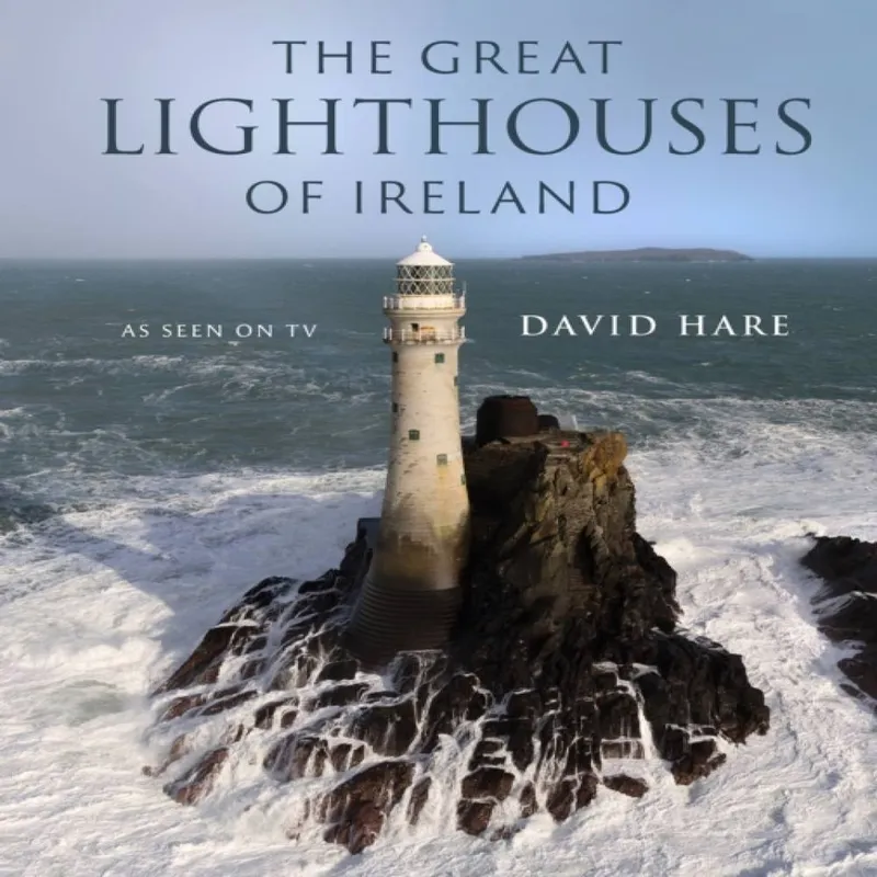 David Hare Great Lighthouses of Ireland Hardback Book Multicolor