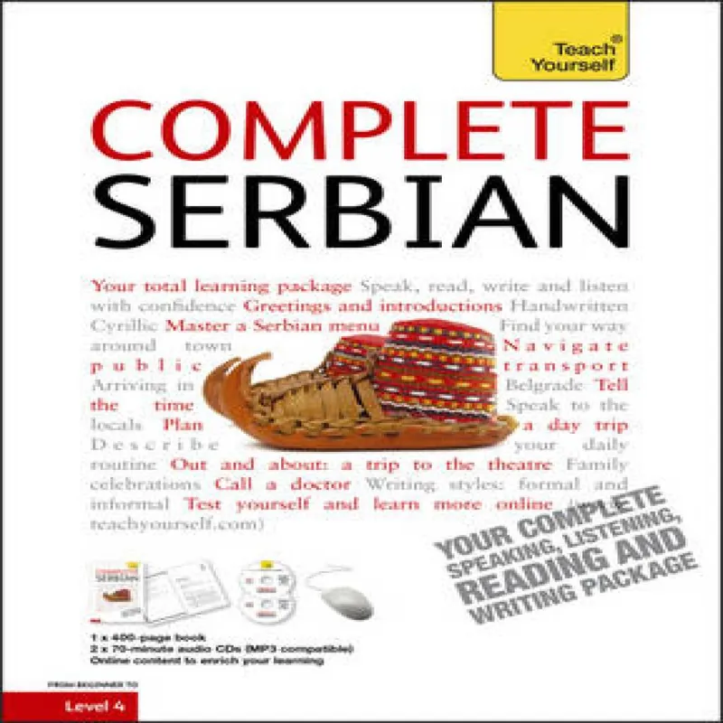 David Norris Complete Serbian Beginner to Intermediate Book & Audio Course : Multicolor