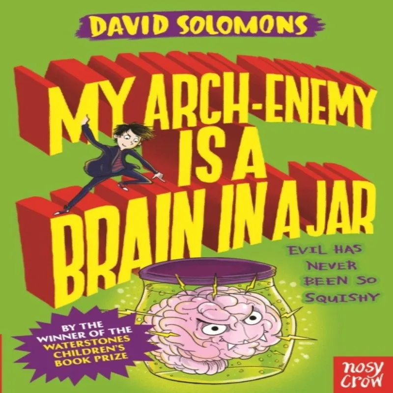 David Solomons My Arch-Enemy Is a Brain In a Jar Paperback Book Multicolor