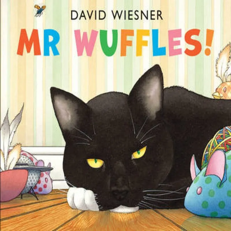 David Wiesner Mr Wuffles Paperback Book Multicolor