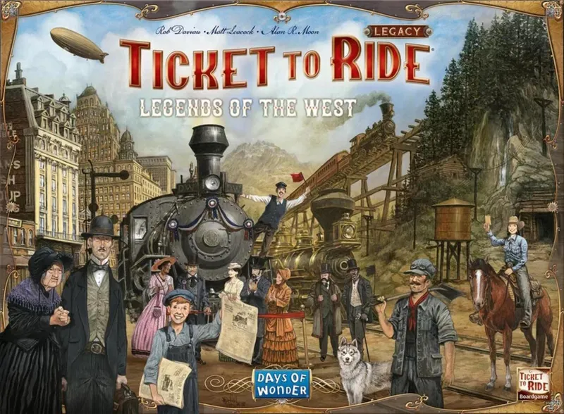 Days of Wonder Ticket to Ride: Legacy - Legends of the West