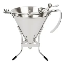 De Buyer Stainless Steel Automatic Piston Funnel 1.5ltr
