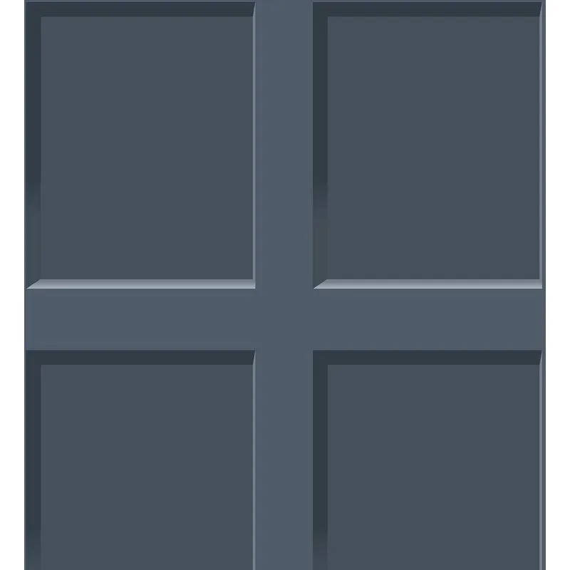 Debona Heritage Wood 3D Effect Panel Wooden Panelling Wallpaper in Blue Blue
