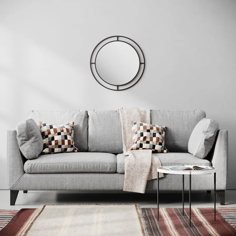Decortie Bubble Mirror - Black