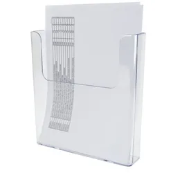 Deflecto Flat Back Literature Holder A4