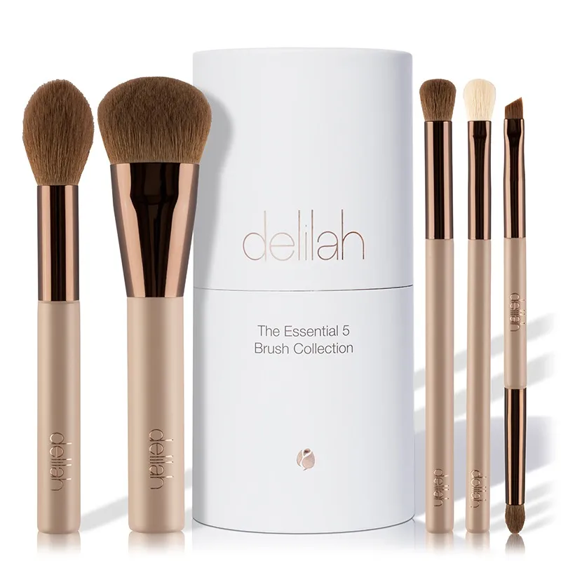 delilah Cosmetics Piece Brush Collection Vegan & Sustainable