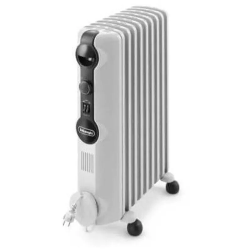TRRS0920, Oil Filled Radiator, 2000 Watt, White - Delonghi
