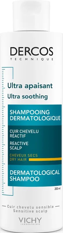 Dercos Ultra-Soothing Shampoo for Dry Hair 200mL