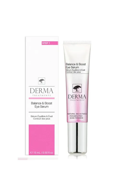 Derma Treatments Anti-Ageing Balance & Boost Eye Serum 15ml in White - White