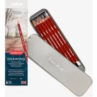Derwent : Drawing Pencil : Tin Set of 6